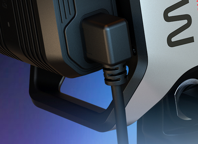 L-shaped Power Cord Adapter