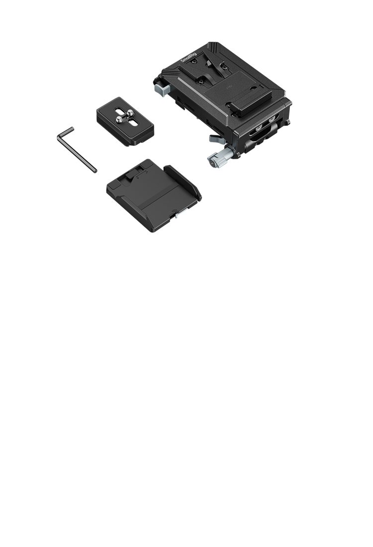 SmallRig V-Mount Battery Mount Plate Kit with Advanced Circuit