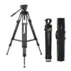 FreeBlazer Heavy-Duty Tripod Kit (191cm Height, 8kg Load, 4.4kg Weight) with Fluid Head for Video