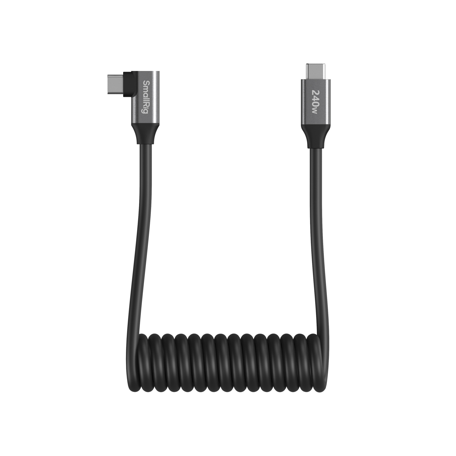 USB-C Coiled Data Cable (Straight to Angled) - immagine 3