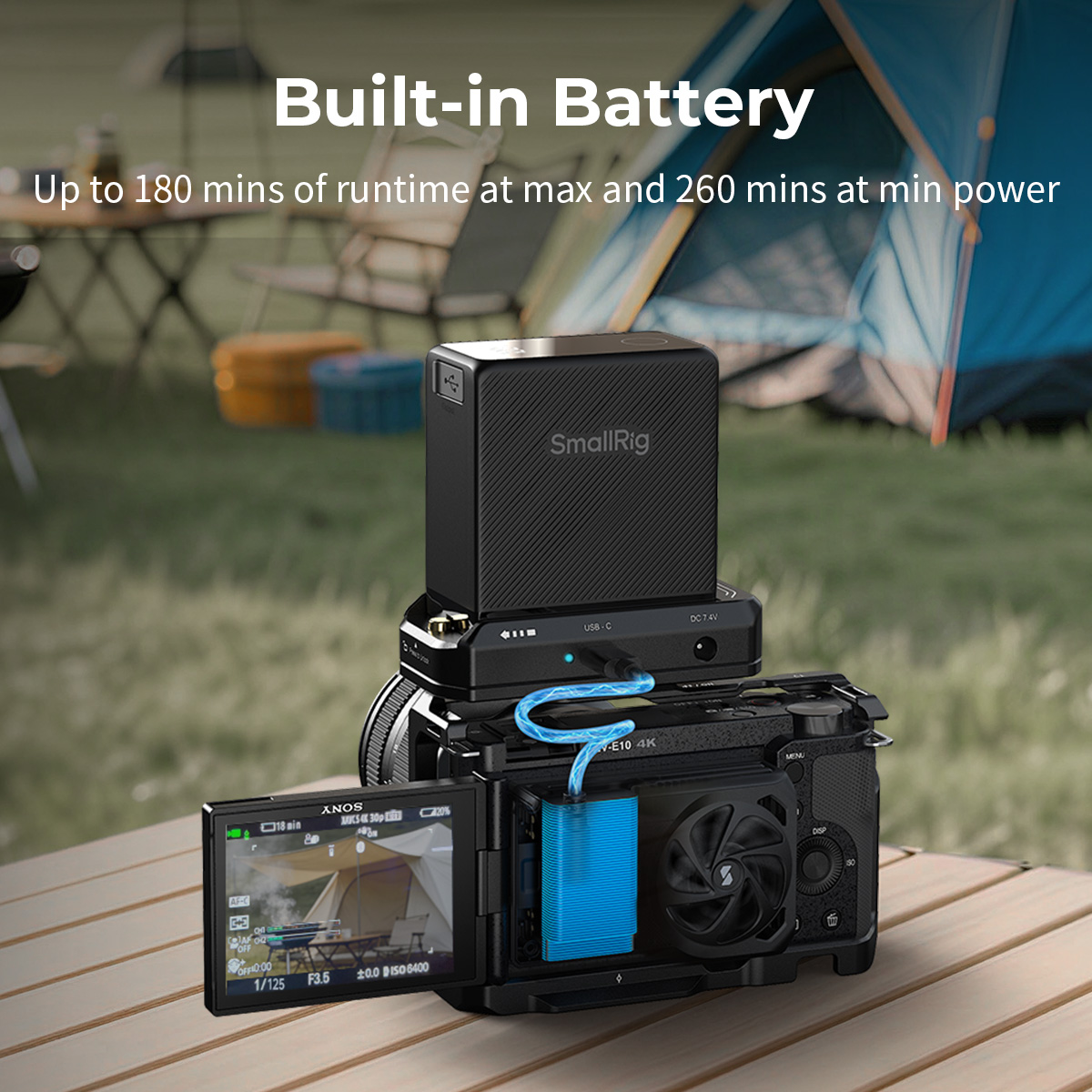 Cooling Fan for Mirrorless Cameras (Hybrid Cooling/Basic Fan) - immagine 9