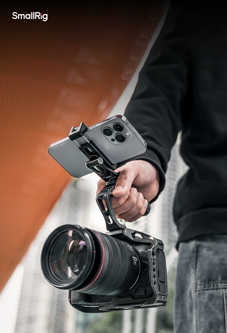Metal Phone Support with Cold Shoe Mount