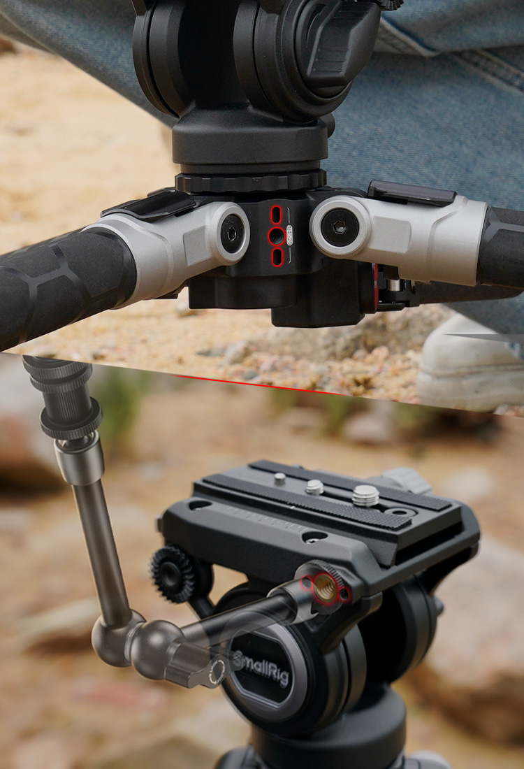 1/4"-20 Anti-Deflection Threaded Holes for Accessory Attachment
