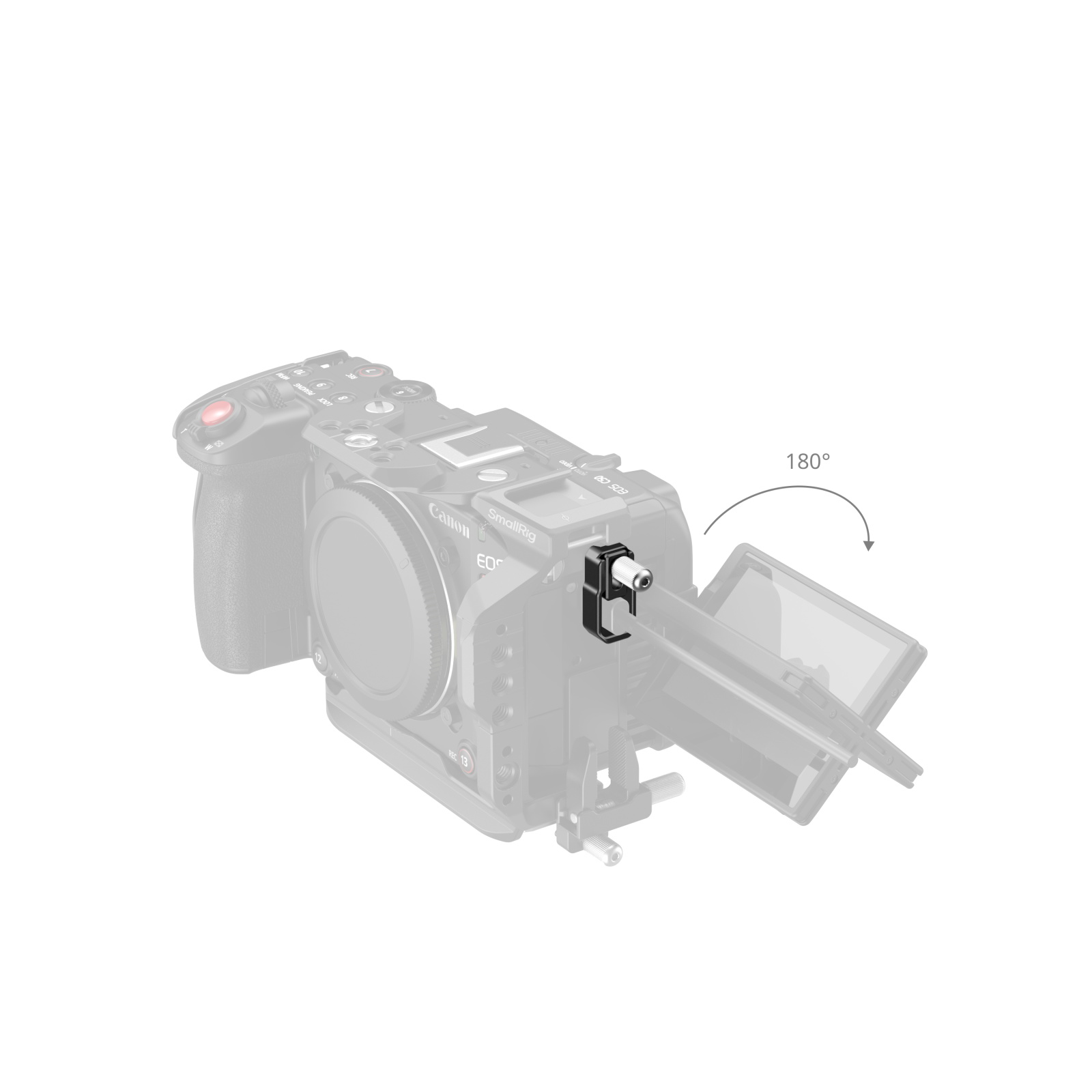 USB-C Cable Clamp for Cages for Canon EOS C50 - immagine 2