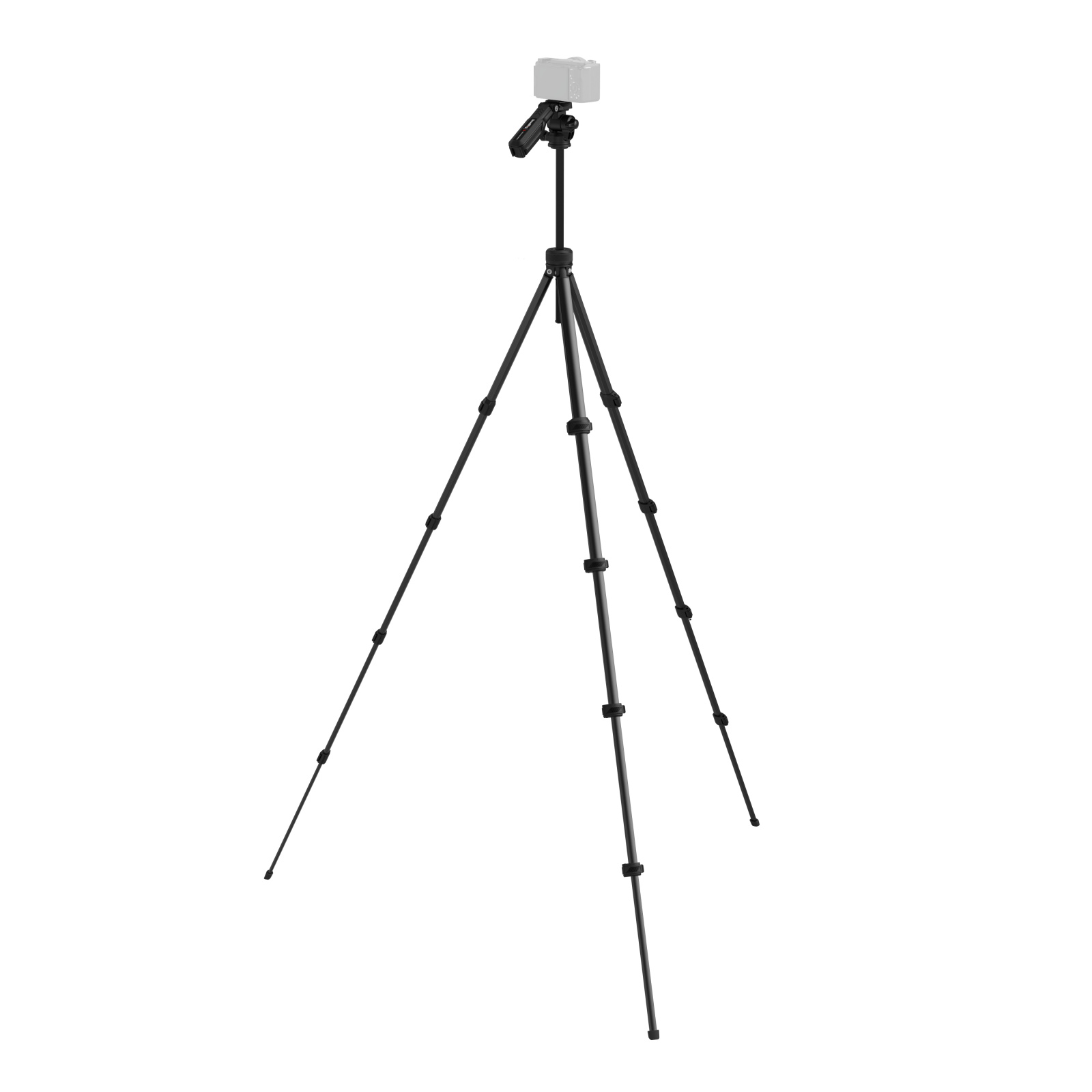 Compact Aluminum Tripod with Phone Clamp - immagine 5