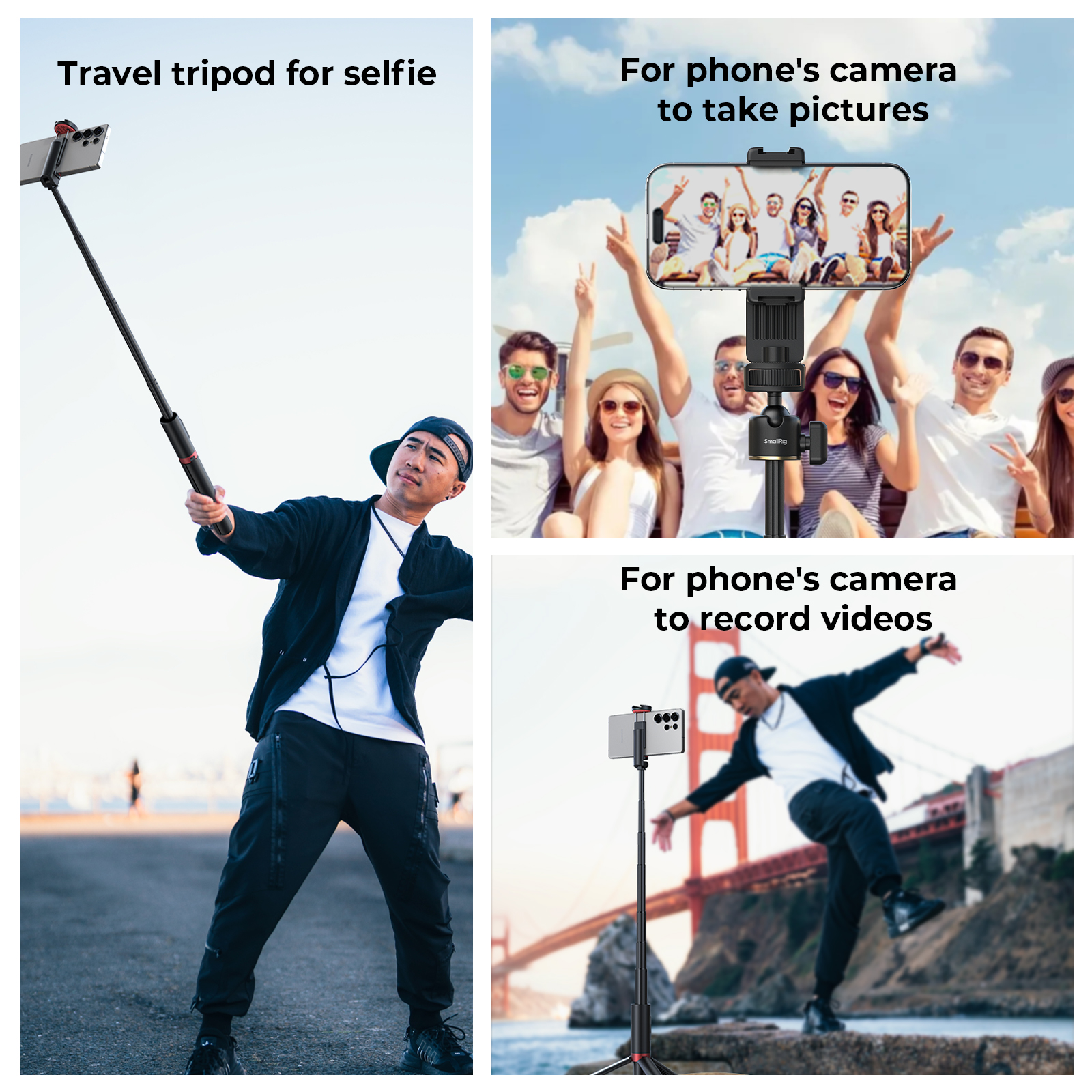 SmallRig x Drex Lee Drop Open Selfie Stick ST30 Lite (Black) - immagine 9