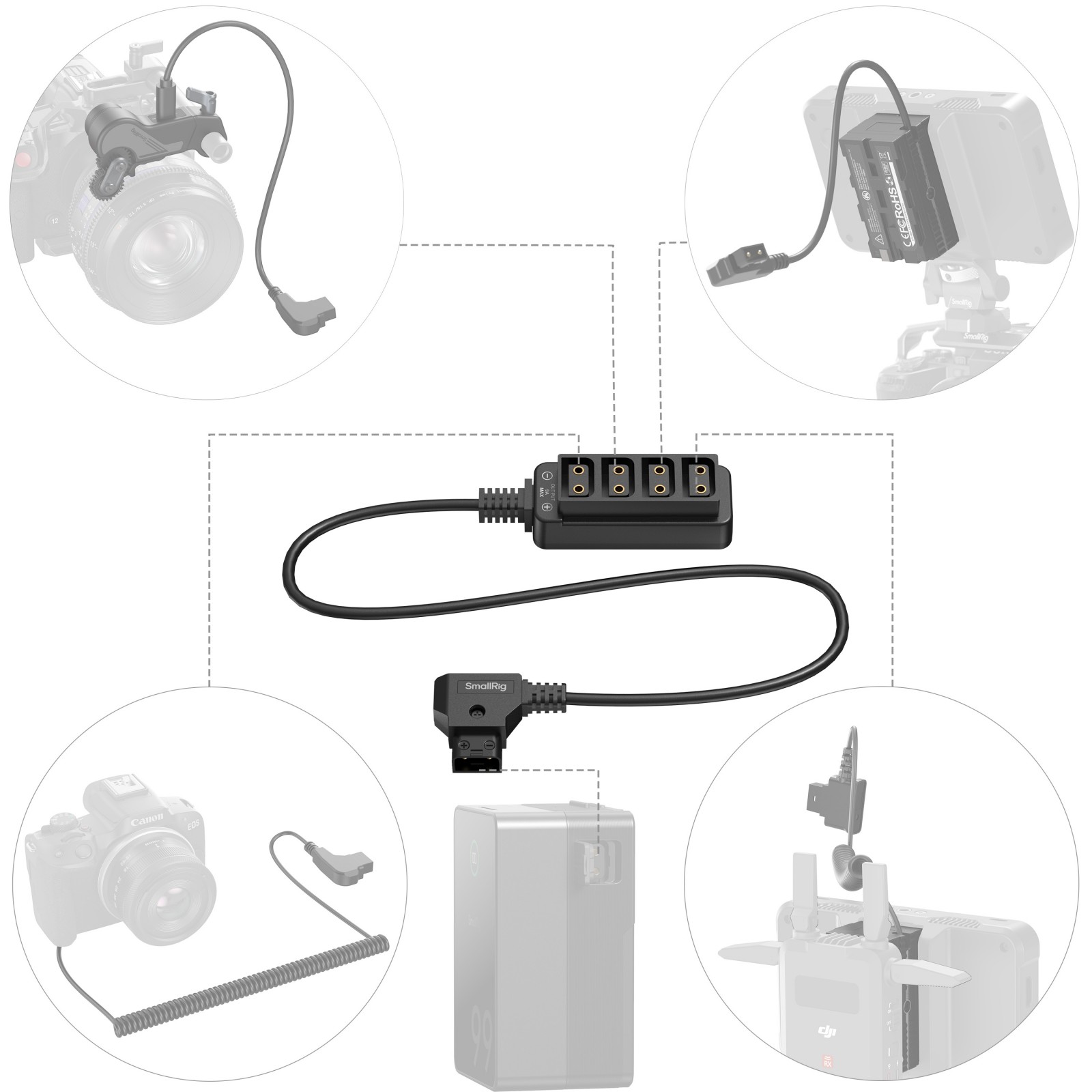 D-Tap 1-to-4 Power Cable - immagine 5