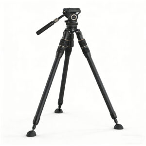 Carbon Fiber Video Tripod (2.1kg, 15kg Load) with FreeSpeed Legs & 65mm Bowl Fluid Head (10kg Load)