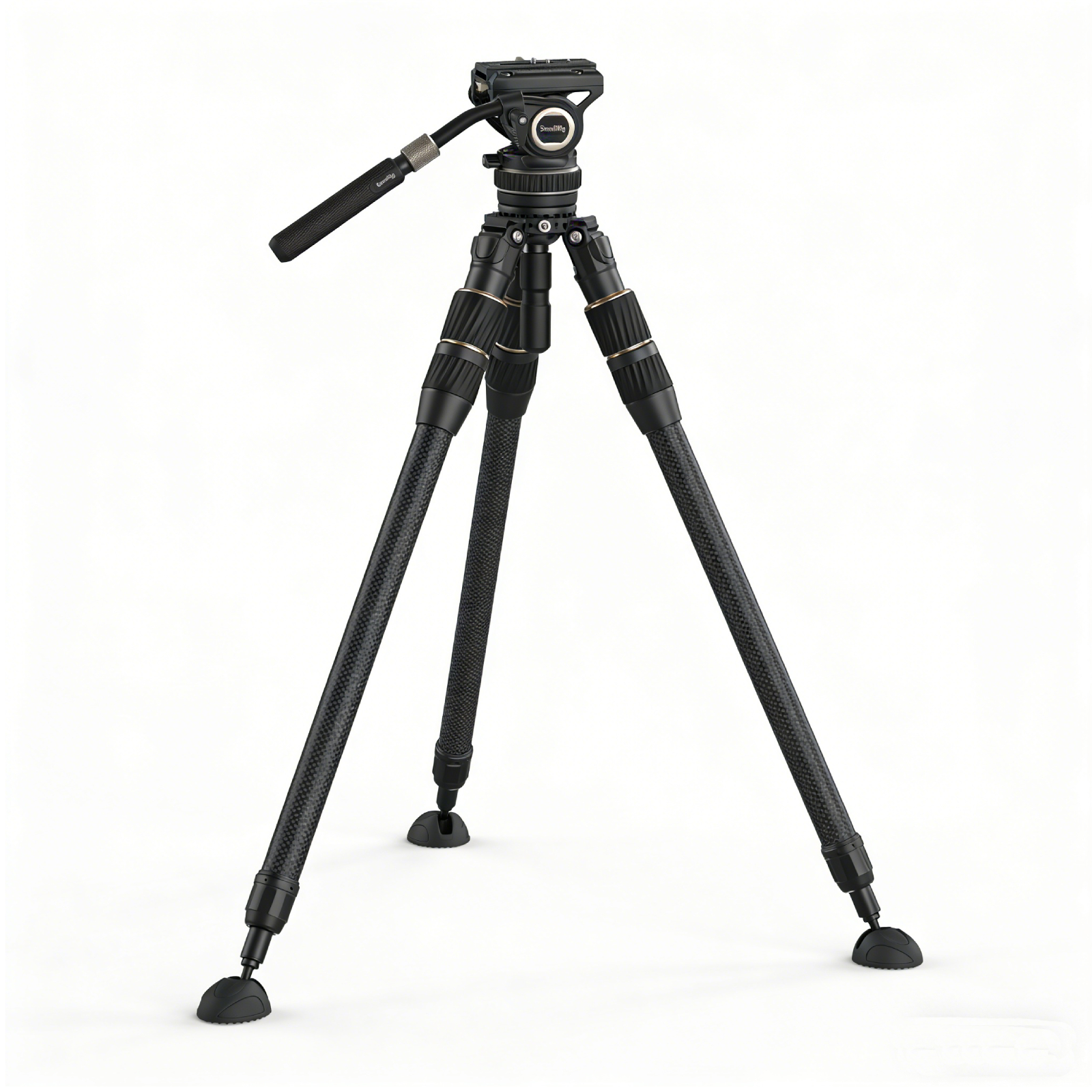 Carbon Fiber Video Tripod (2.1kg, 15kg Load) with FreeSpeed Legs & 65mm Bowl Fluid Head (10kg Load)