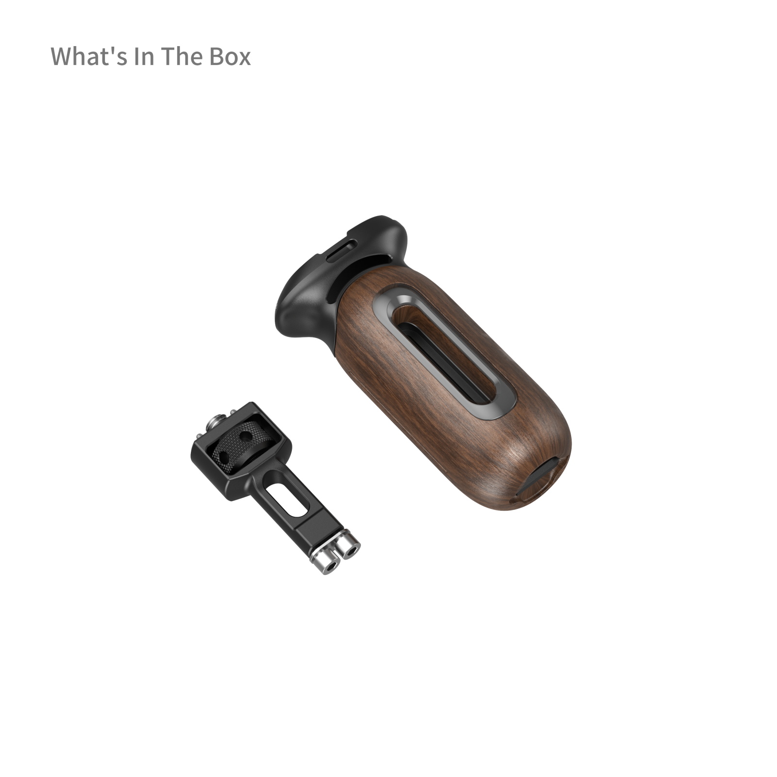 Wooden Side Handle with 1/4"-20 & 3/8''-16 ARRI Locating Screws - immagine 9