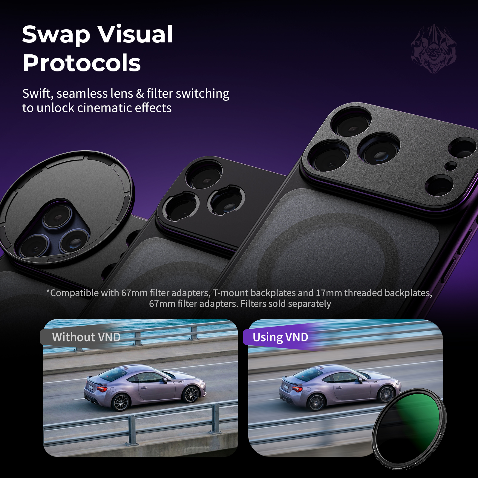 Transformers Megatron Dual Handheld Video Cage Kit with Wireless Control for iPhone 17 Pro/Pro Max - immagine 9