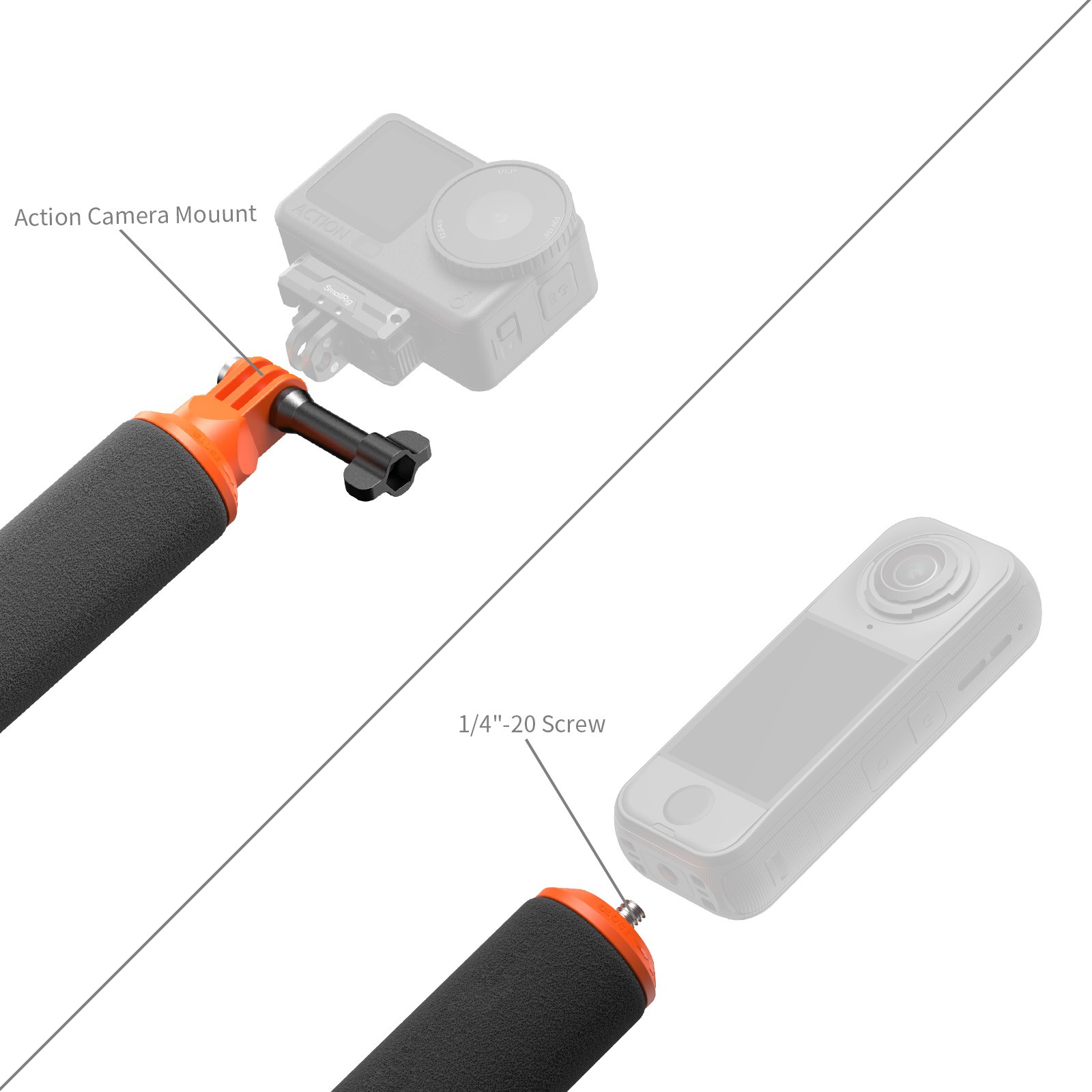Floating Grip for Action Cameras - immagine 3
