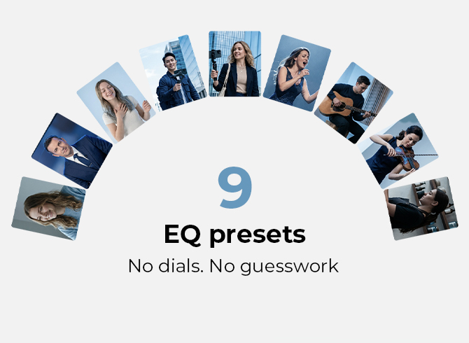 9 EQ presets.