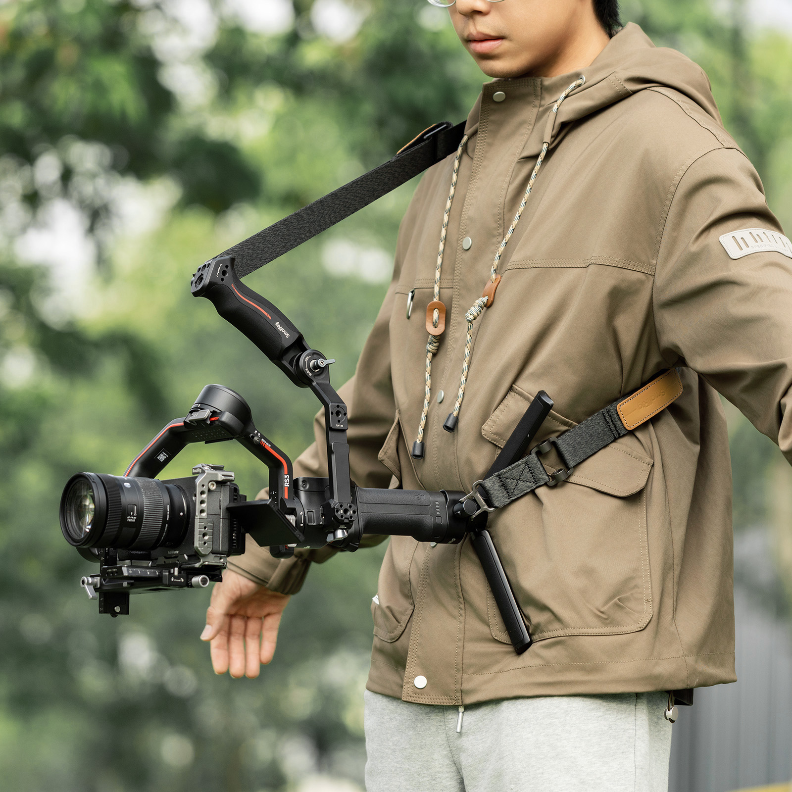 Weight-Reducing Shoulder Strap for DJI RS 4 / RS 4 Pro / RS 4 Mini / RS 3 / RS 3 Pro / RS 3 Mini - immagine 4