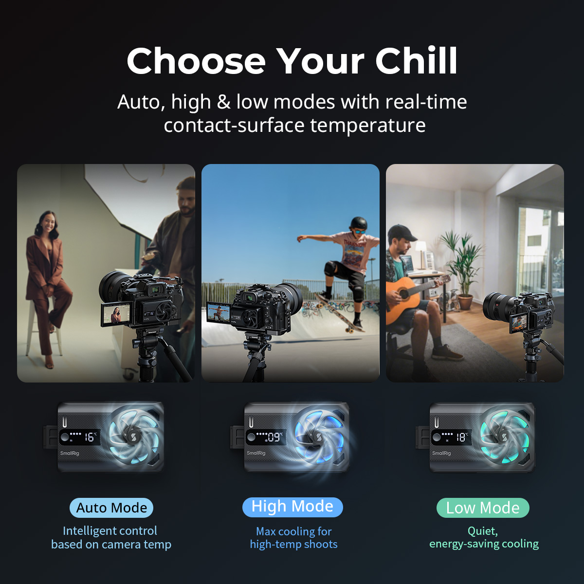 Cooling Fan for Mirrorless Cameras (Hybrid Cooling/Basic Fan) - immagine 6