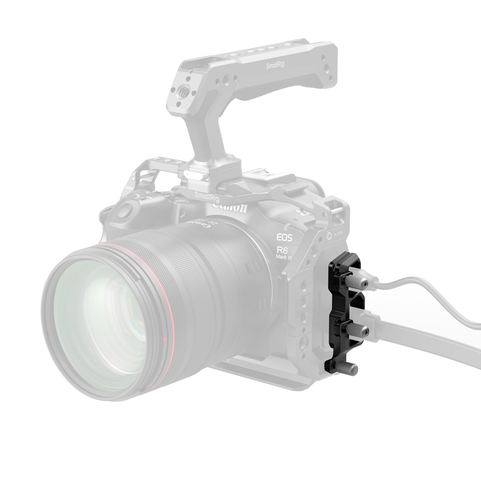 Cable Clamp for Cage for Canon EOS R6 III / R5 II - immagine 2