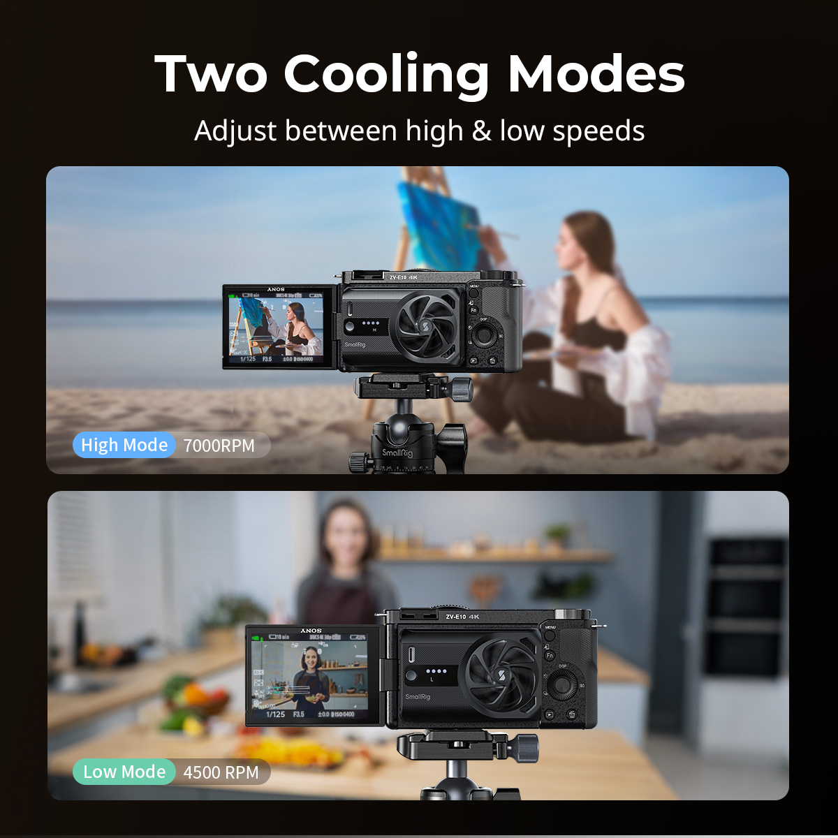 Cooling Fan for Mirrorless Cameras (Hybrid Cooling/Basic Fan) - immagine 10