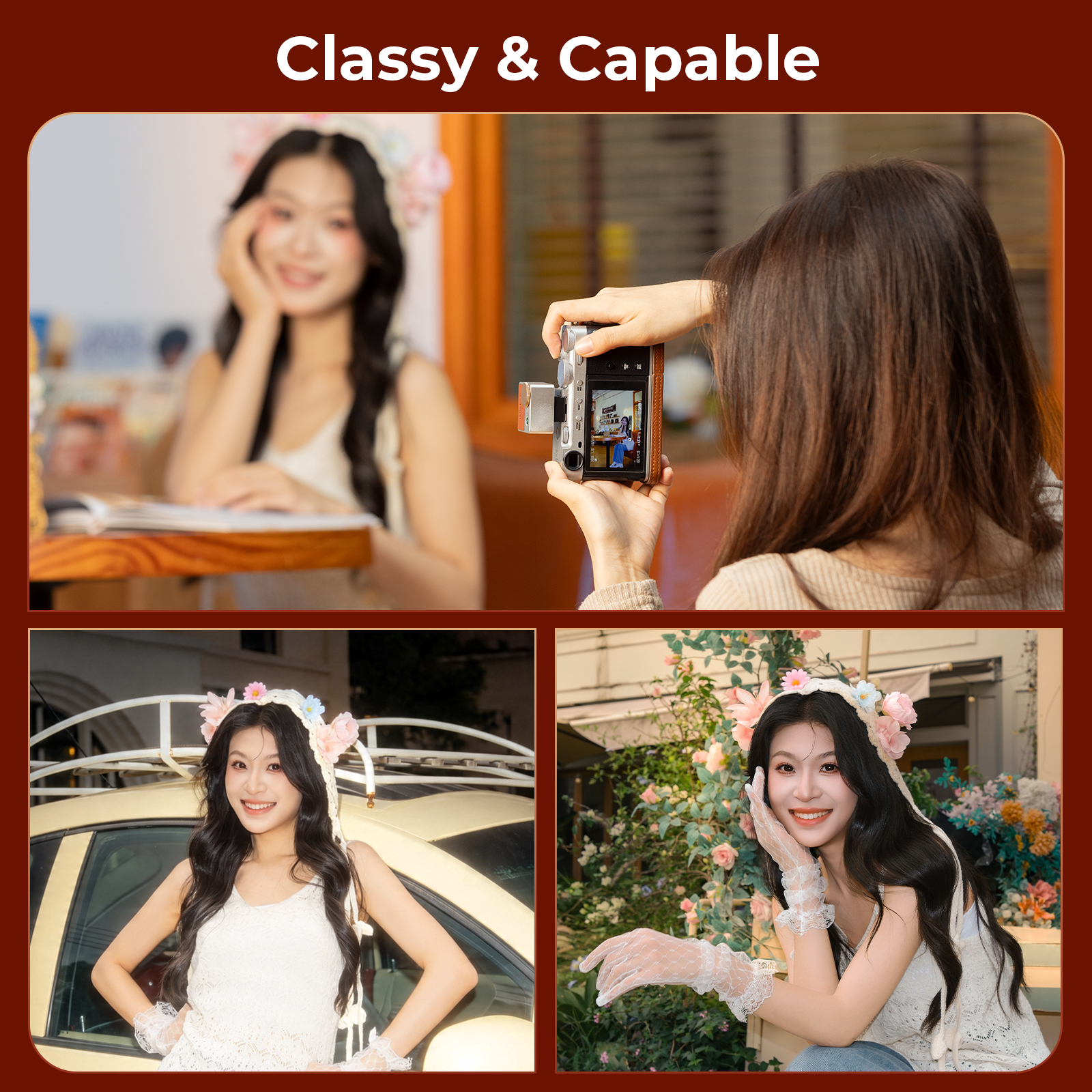 Retro Mini Speedlite Flash 45g for Compact Mirrorless (Fujifilm/Nikon/Sony/Ricoh), GN8-10, 5 Levels - immagine 5