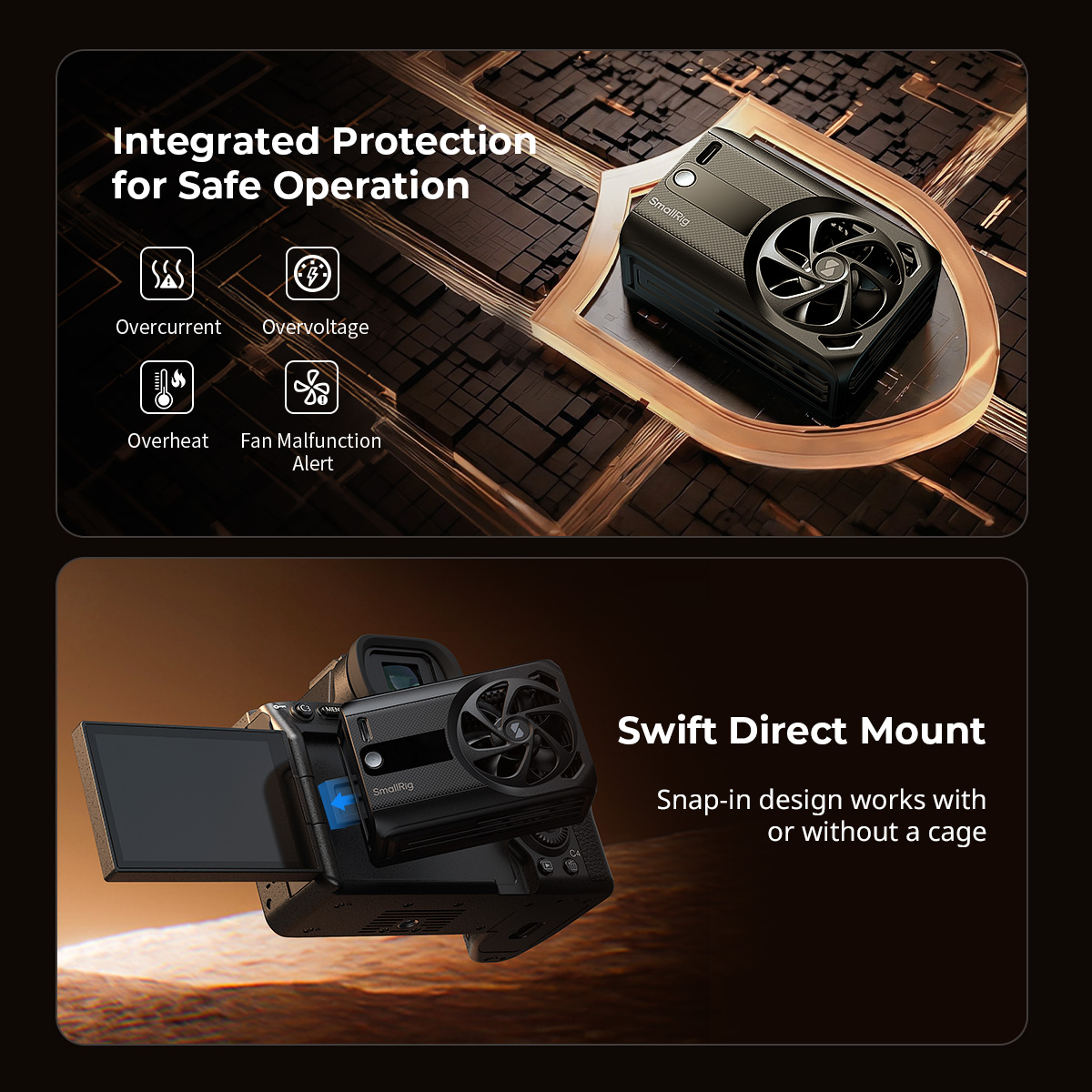Cooling Fan for Mirrorless Cameras (Hybrid Cooling/Basic Fan) - immagine 7