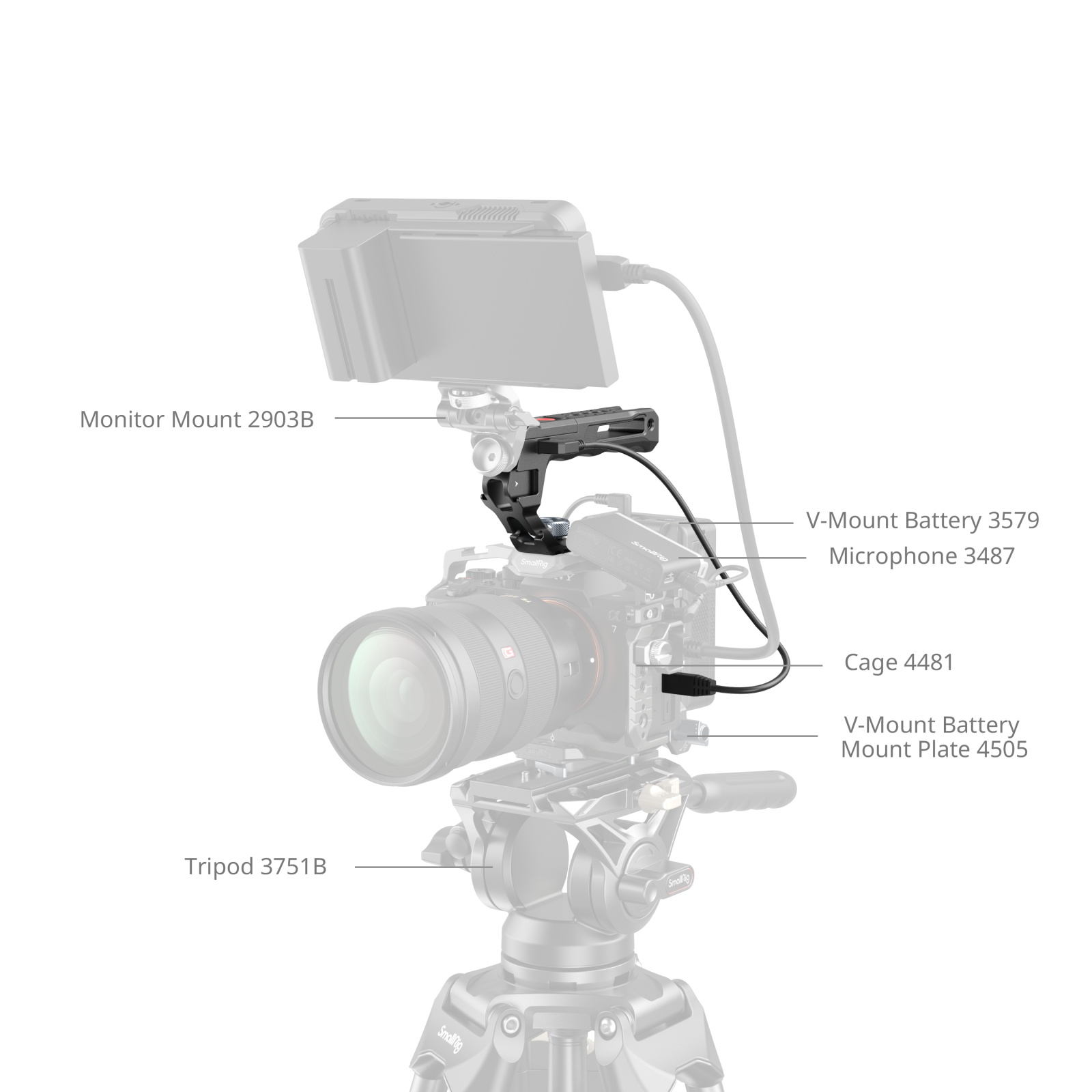 Top Handle with Rec Trigger (ARRI Locating Screw) - immagine 4