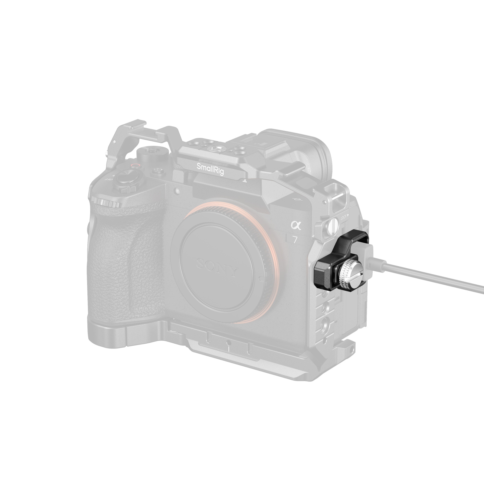 Clamp for HDMI Cable for Sony A7 V / 7 IV Cages - immagine 3