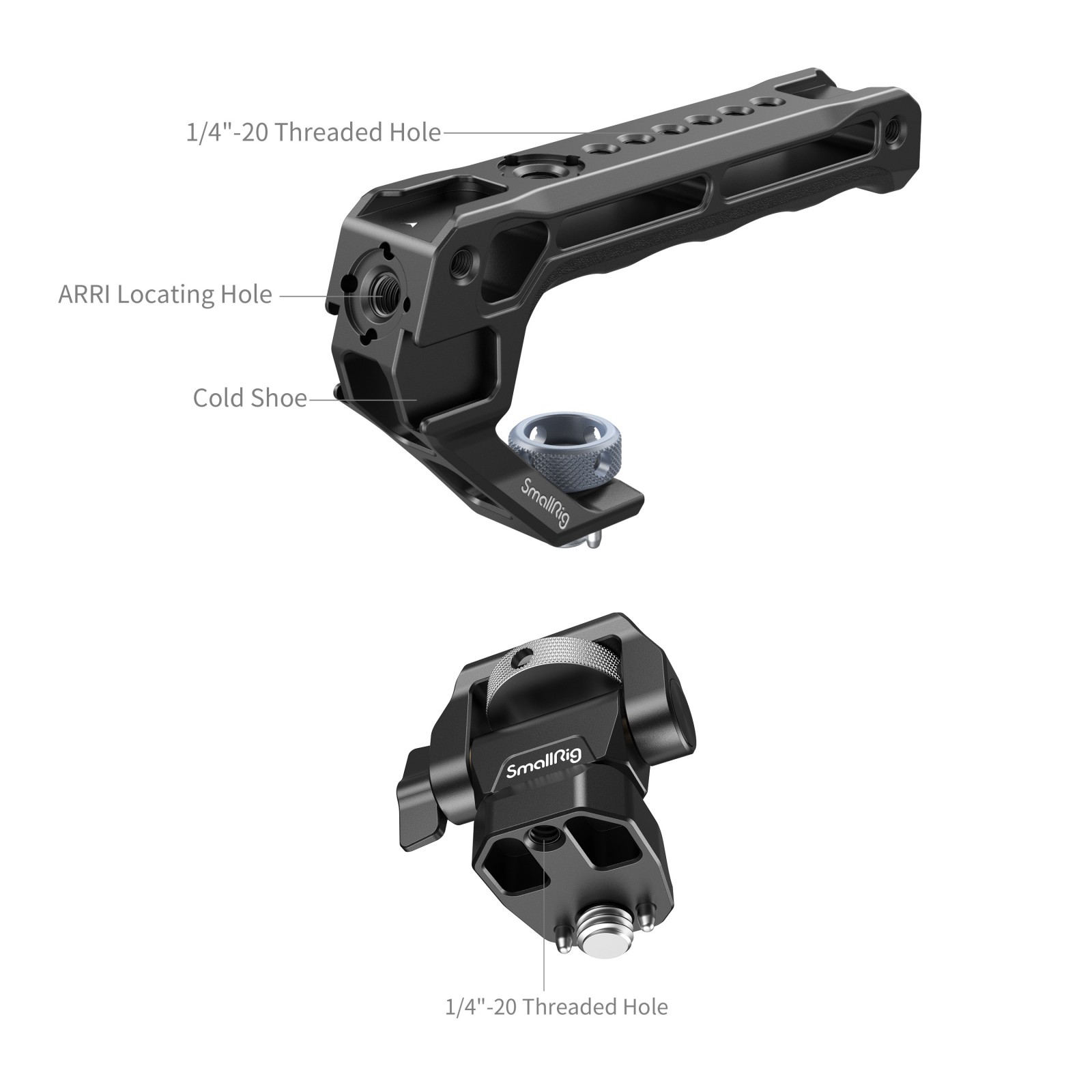 Top Handle with Monitor Support Kit (Compatible with ARRI 3/8''-16 Screw) - immagine 3