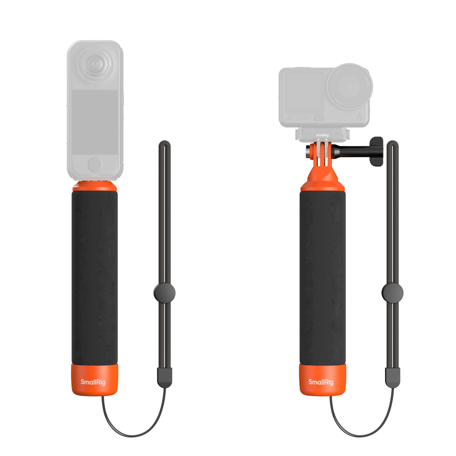 Floating Grip for Action Cameras
