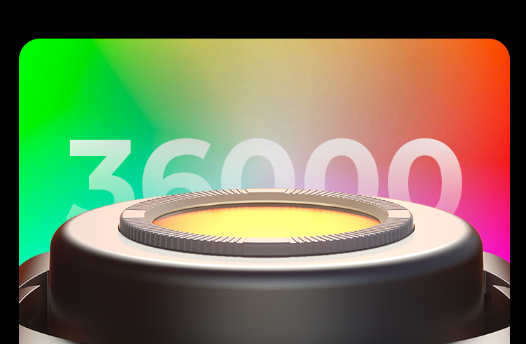 36,000 Color Options