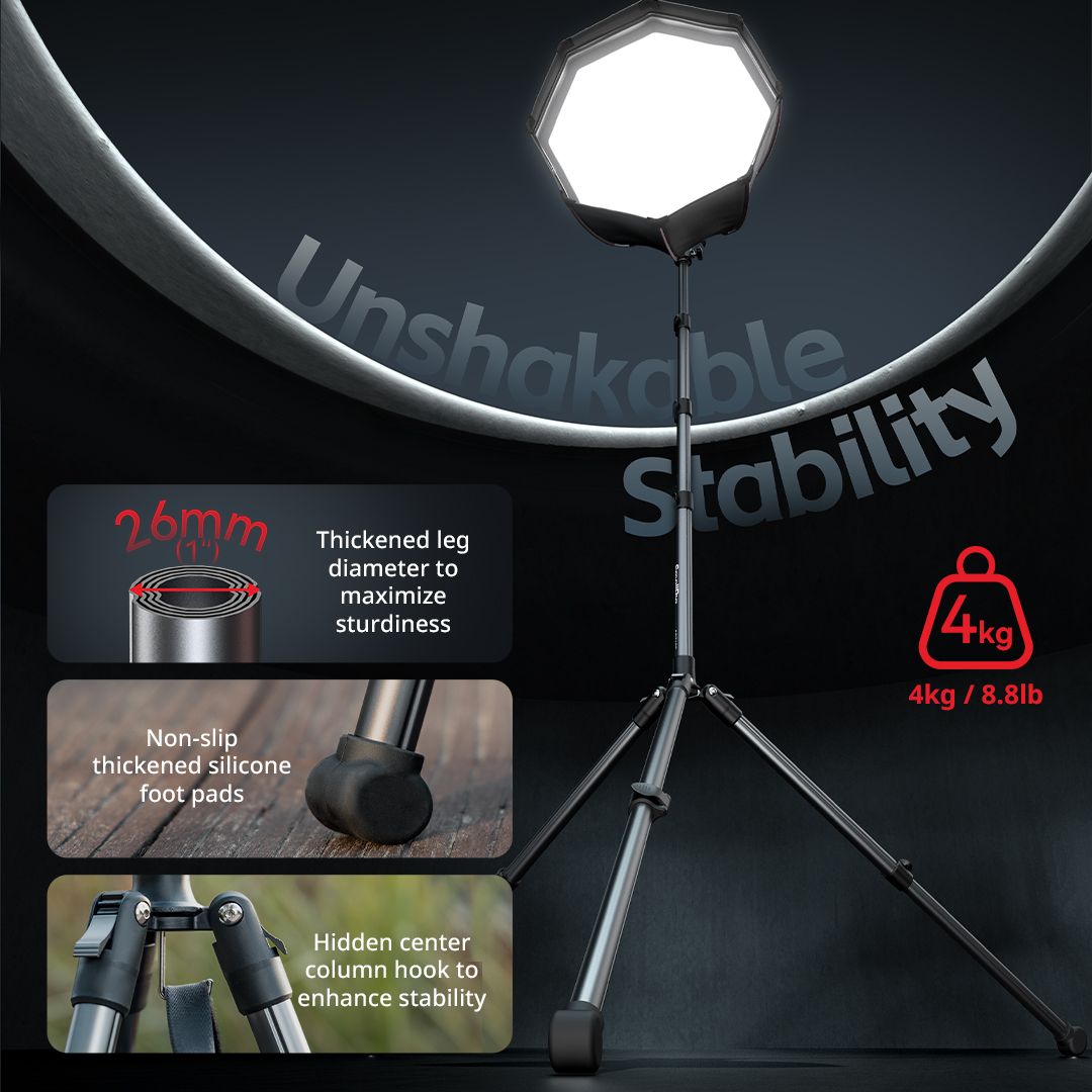 RT190 Reversible Portable Studio Light Support - immagine 6